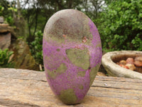 Polished Purple Stichtite & Serpentine Standing Free Forms  x 3 From Barberton, South Africa - Toprock Gemstones and Minerals 