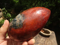 Polished Gorgeous Red Jasper Standing Free Forms  x 2 From Madagascar - TopRock