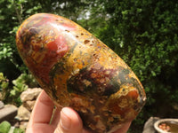 Polished Gorgeous Red Jasper Standing Free Forms  x 2 From Madagascar - TopRock