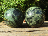 Polished Stromatolite / Kambamba Jasper Spheres  x 6 From Madagascar - TopRock