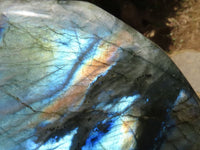 Polished Large Labradorite Standing Free Form With Intense Blue Flash  x 1 From Tulear, Madagascar - TopRock