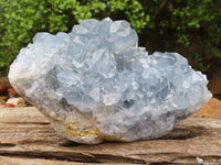 Natural Blue Celestite Crystal Specimens  x 3 From Sakoany, Madagascar - Toprock Gemstones and Minerals 