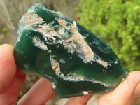 Polished One Side Polished Emerald Mtorolite Plates  x 12 From Zimbabwe