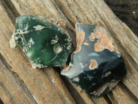 Polished One Side Polished Emerald Mtorolite Plates  x 12 From Zimbabwe