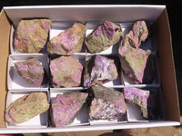 Natural Rough Stichtite Cobbed Specimens  x 12 From Barberton, South Africa - Toprock Gemstones and Minerals 