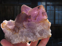 Natural Tangerine Amethyst Crystal Clusters x 3 From Mumbwa, Zambia - TopRock