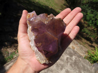 Natural Tangerine Amethyst Crystal Clusters x 3 From Mumbwa, Zambia - TopRock