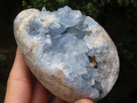 Polished Crystal Centred Blue Celestite Eggs  x 3 From Sakoany, Madagascar - TopRock