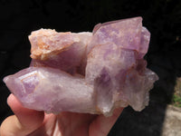 Natural Tangerine Amethyst Crystal Clusters x 3 From Mumbwa, Zambia - TopRock