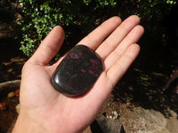 Polished Fluorescent Ruby Corundum In Chrome Verdite Free Forms x 12 From Zimbabwe - TopRock