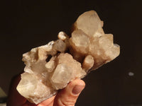 Natural Cascading Smokey Quartz Clusters x 2 From Luena, Congo