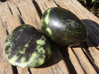 Polished Spotted Leopard Stone Standing Free Forms  x 6 From Zimbabwe - Toprock Gemstones and Minerals 