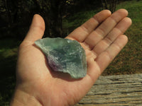 Natural Selected Watermelon Fluorite Cobbed Pieces x 24 From Uis, Namibia - TopRock