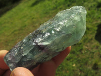 Natural Selected Watermelon Fluorite Cobbed Pieces x 24 From Uis, Namibia - TopRock