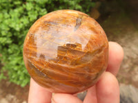 Polished Gorgeous Peach Moonstone Spheres  x 6 From Madagascar - Toprock Gemstones and Minerals 