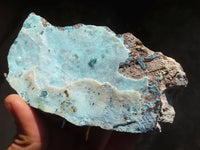 Natural Blue Chrysocolla With Malachite Dolomite Specimens x 5 from Congo