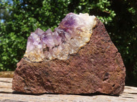 Natural Amethyst In Basalt Geode Specimens  x 12 From Zululand, South Africa - TopRock