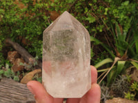 Polished Clear Quartz Crystal Points x 6 From Madagascar - TopRock