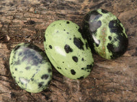 Polished Spotted Leopard Stone Gallets  x 12 From Nyanga & Shamva, Zimbabwe - Toprock Gemstones and Minerals 