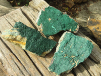 Natural Micro Botryoidal Crystalline Malachite Specimens  x 6 From Congo