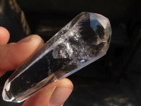 Polished Semi Optic Double Terminated Quartz Points x 12 From Madagascar