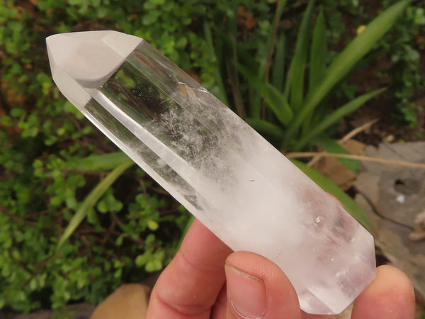 Polished Clear Quartz Crystal Points x 6 From Madagascar - TopRock