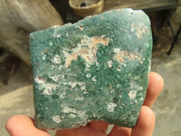 Polished One Side Polished Emerald Mtorolite Plates  x 6 From Zimbabwe