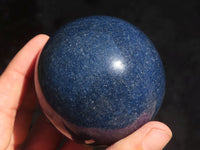 Polished Blue Lazulite Spheres  x 3 From Madagascar - Toprock Gemstones and Minerals 