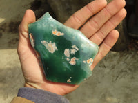 Polished One Side Polished Emerald Mtorolite Plates  x 6 From Zimbabwe