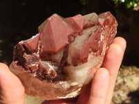 Natural Red Hematoid Phantom Quartz Clusters  x 4 From Zimbabwe - TopRock