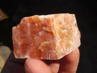 Natural New Sunset Orange Calcite Specimens  x 24 From Spitzkop, Namibia - Toprock Gemstones and Minerals 