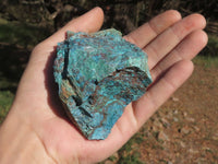 Natural Large Rough Blue Shattuckite Specimens  x 12 From Kaokoveld, Namibia - TopRock