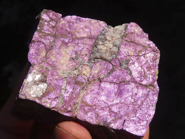 Natural Metallic Purpurite Cobbed Specimens  x 6 From Erongo, Namibia - Toprock Gemstones and Minerals 