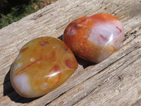 Polished Stunning Selection Of Carnelian Agate Hearts  x 4 From Madagascar - TopRock