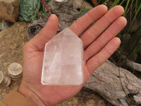 Polished Clear Quartz Crystal Points x 6 From Madagascar - TopRock