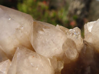 Natural Cascading Smokey Quartz Clusters x 3 From Luena, Congo