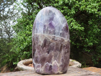 Polished Smokey Amethyst Standing Free Form  x 1 From Madagascar - Toprock Gemstones and Minerals 