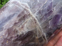 Polished Smokey Amethyst Standing Free Form  x 1 From Madagascar - Toprock Gemstones and Minerals 