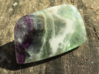 Polished Semi Translucent Watermelon Fluorite Free Forms  x 12 From Uis, Namibia - TopRock