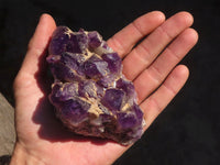 Natural Stone Sealed Amethyst Clusters x 5 From Zambia