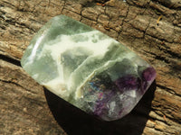 Polished Semi Translucent Watermelon Fluorite Free Forms  x 12 From Uis, Namibia - TopRock