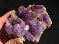 Natural Stone Sealed Amethyst Clusters x 5 From Zambia