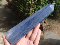 Polished Blue Lazulite Points  x 2 From Madagascar - TopRock