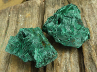 Natural Chatoyant Silky Malachite Specimens  x 12 From Kasompe, Congo - Toprock Gemstones and Minerals 