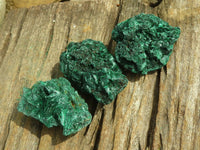 Natural Chatoyant Silky Malachite Specimens  x 12 From Kasompe, Congo - Toprock Gemstones and Minerals 