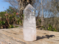 Polished Clear Quartz Crystal Points x 12 From Madagascar