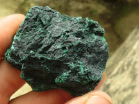 Natural Chatoyant Silky Malachite Specimens  x 12 From Kasompe, Congo - Toprock Gemstones and Minerals 