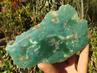 Polished One Side Polished Emerald Mtorolite Plates  x 3 From Mutorashanga, Zimbabwe