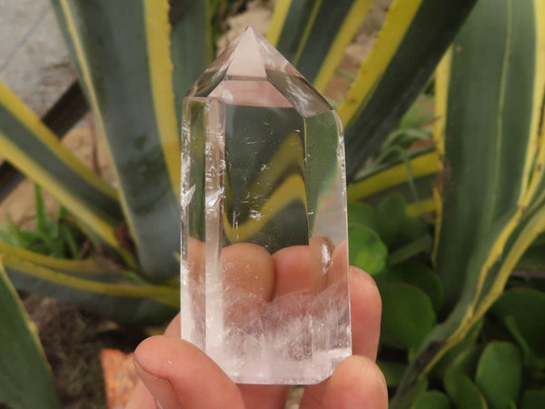 Polished Clear Quartz Crystal Points x 6 From Madagascar - TopRock