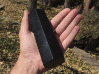 Polished Trio Of Black Basalt Points  x 3 From Madagascar - TopRock